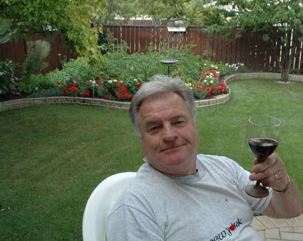 Enjoying George's Wine Glass